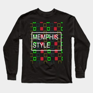 Memphis Style Long Sleeve T-Shirt